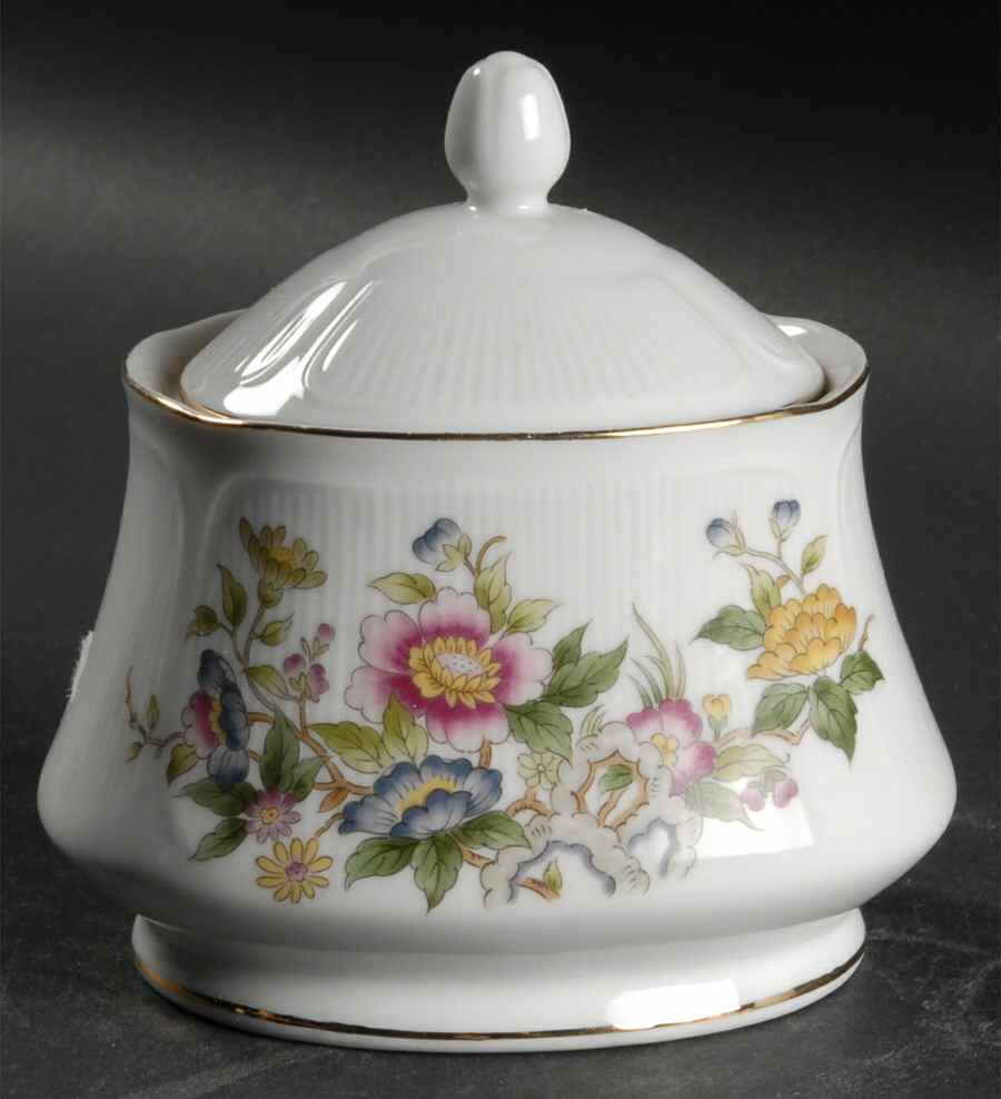 Fleur De Paradis Sugar Bowl & Lid by Ranmaru-1
