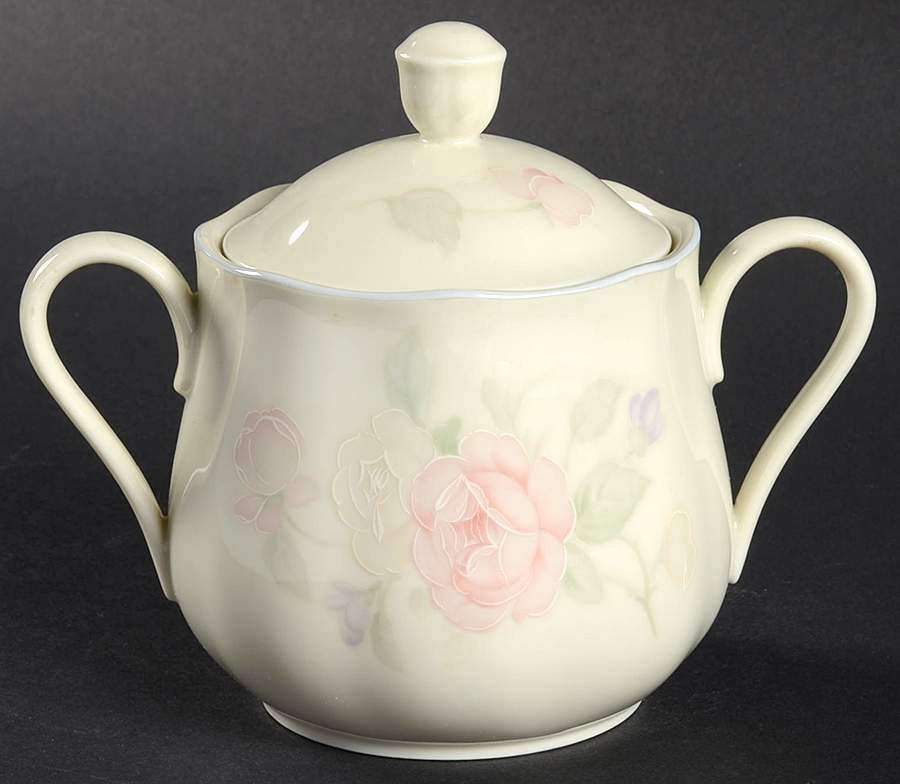 Flare Rose Sugar Bowl & Lid by Ranmaru-1