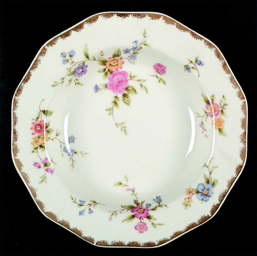 Garden Delight Large Rim Soup Bowl by Ranmaru-1