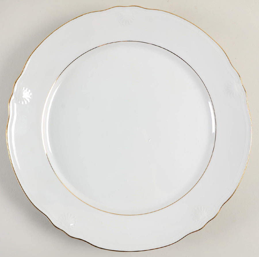 Golden Shell 12" Chop Plate (Round Platter) by Ranmaru-1