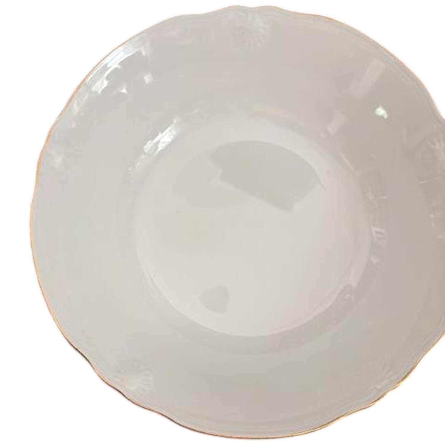 Golden Shell 9" Round Vegetable Bowl by Ranmaru-1