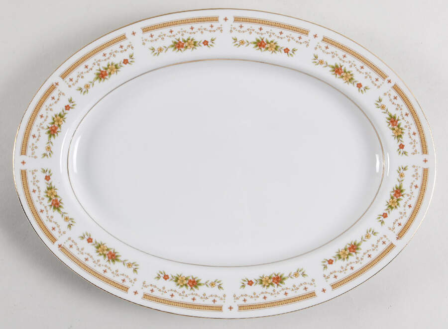 Hastings Rust 12" Oval Serving Platter by Ranmaru-1