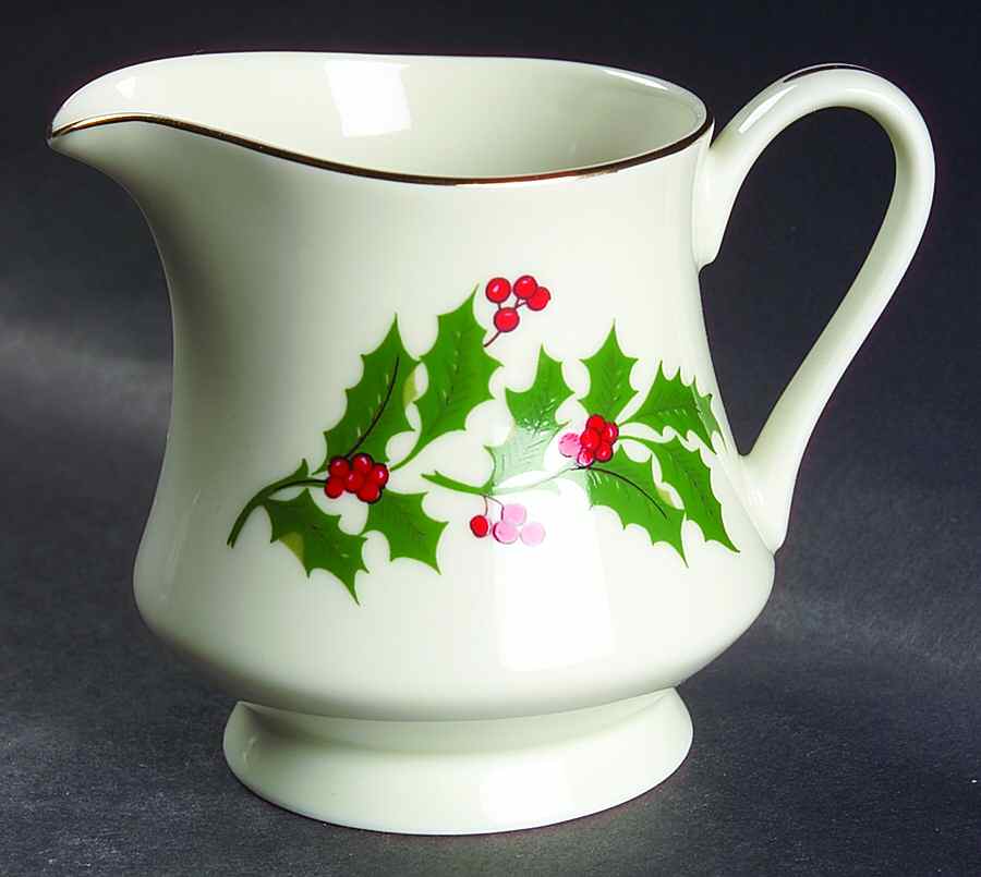 Ivory Holly Creamer by Ranmaru-1