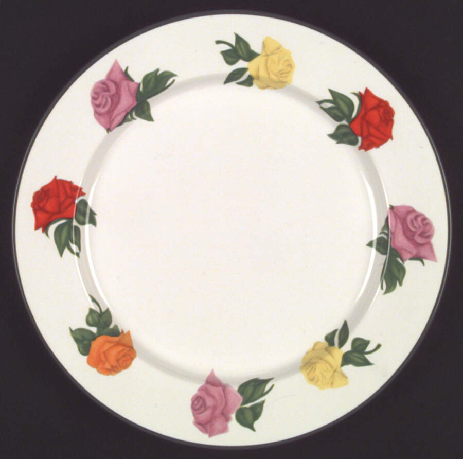 Just Roses Dinner Plate by Ranmaru-1