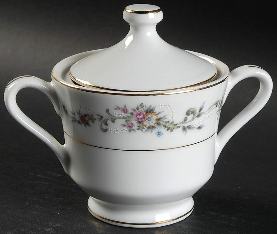 Limoge Sugar Bowl & Lid by Ranmaru-1