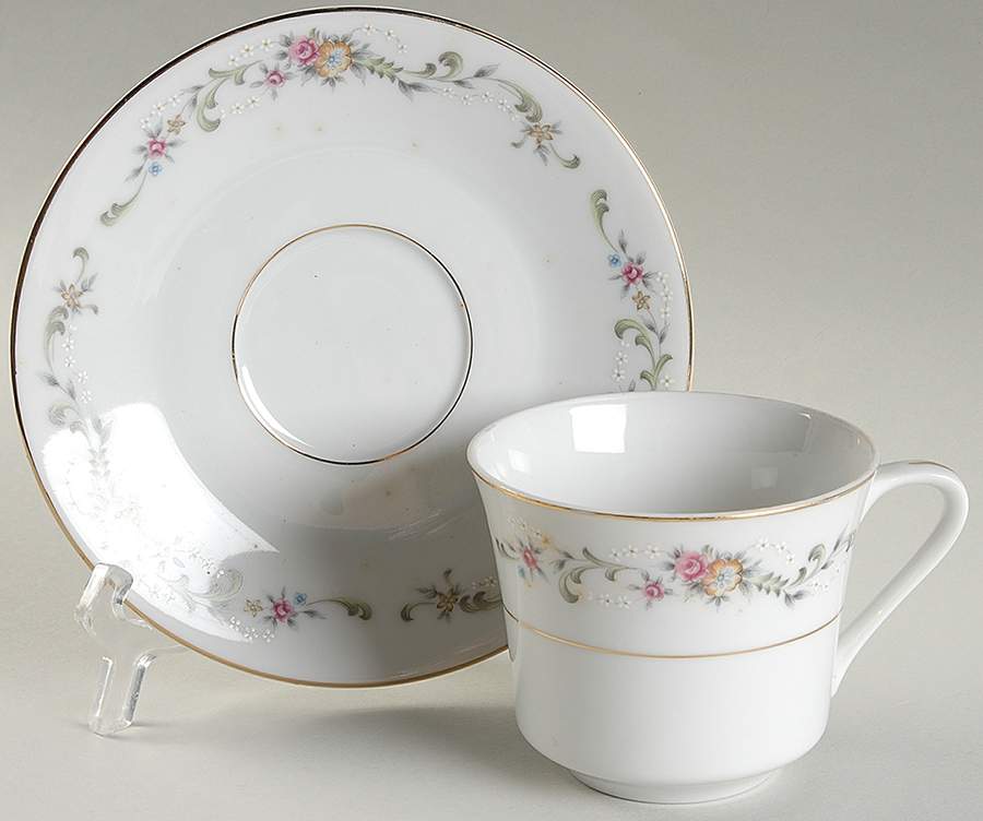 Limoge Flat Cup & Saucer Set by Ranmaru-1