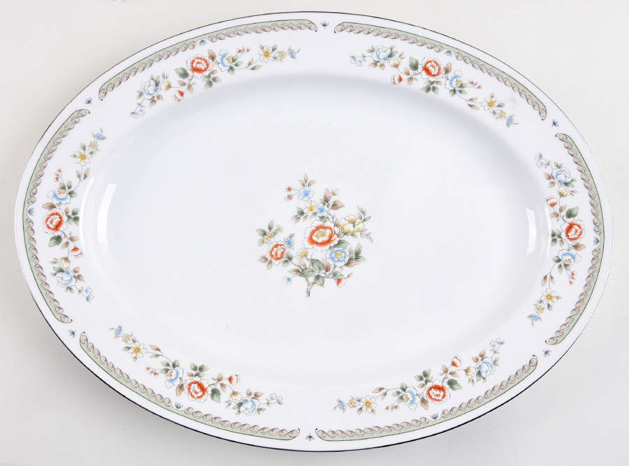 Meadowlands 14" Oval Serving Platter by Ranmaru-1