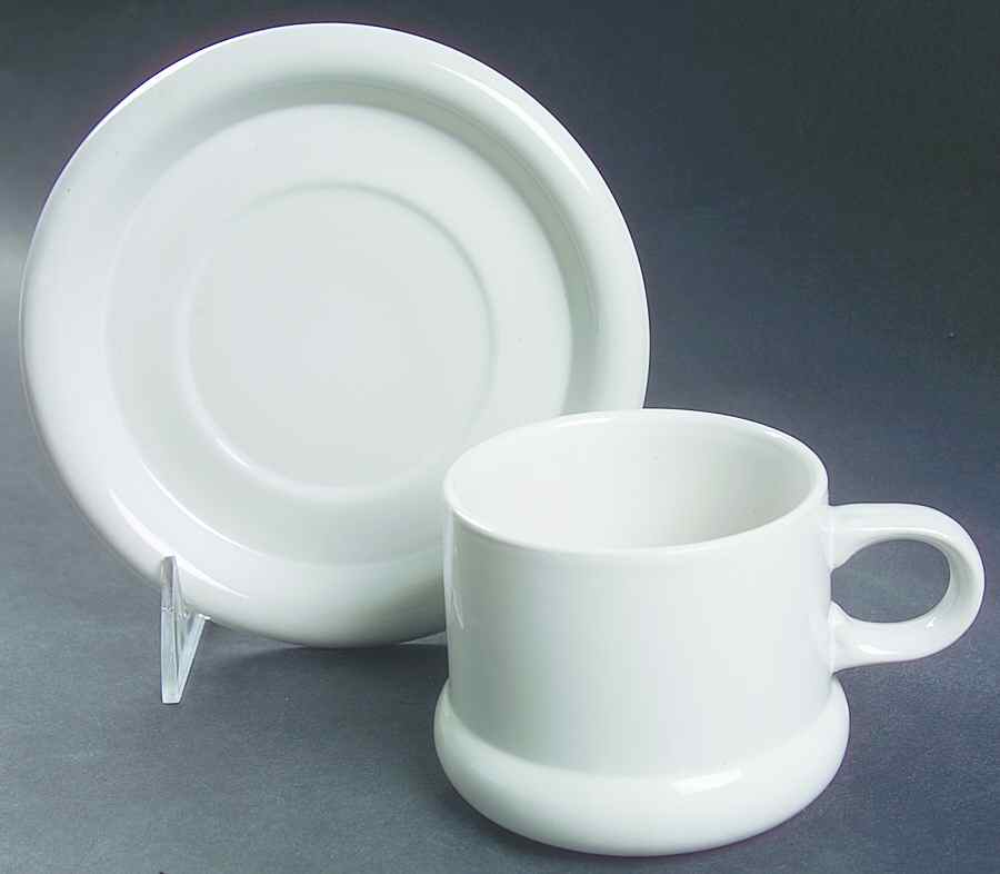 Mont Blanc Flat Cup & Saucer Set by Ranmaru-1