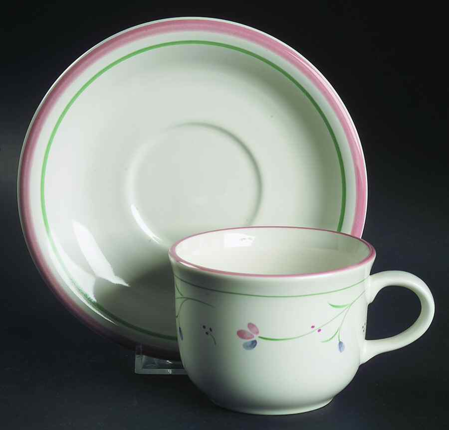 Nordic Wind Flat Cup & Saucer Set by Ranmaru-1