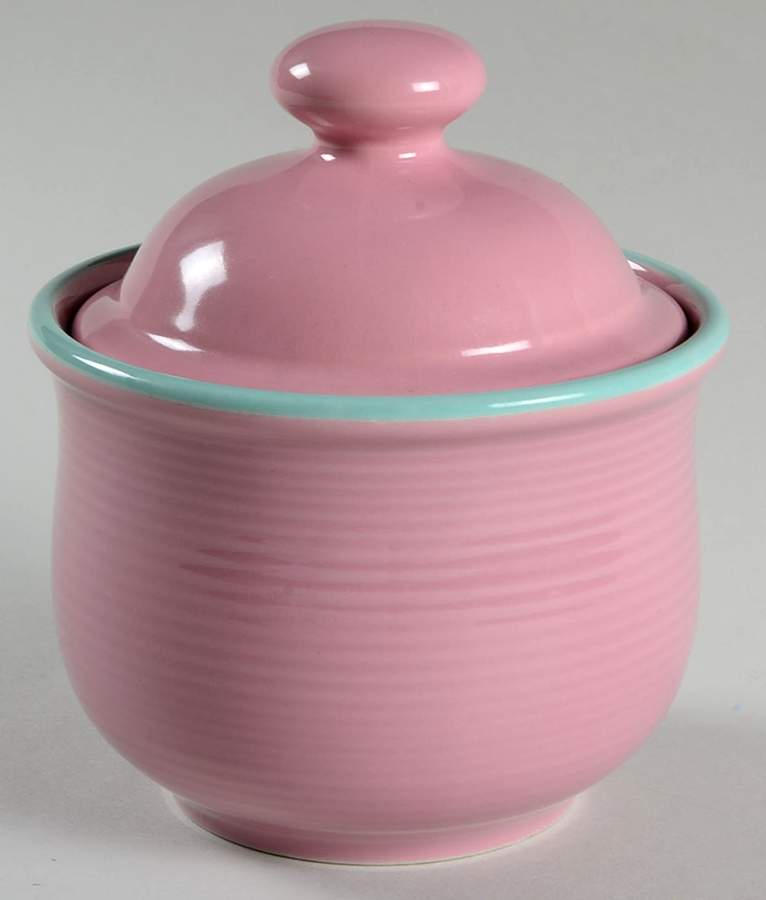 Pamona Pink Sugar Bowl & Lid by Ranmaru-1