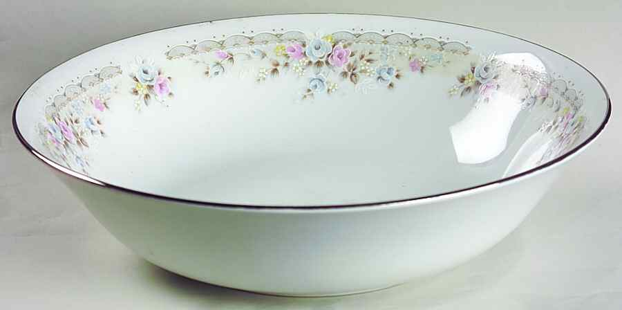 Rose Point 9" Round Vegetable Bowl by Ranmaru-1