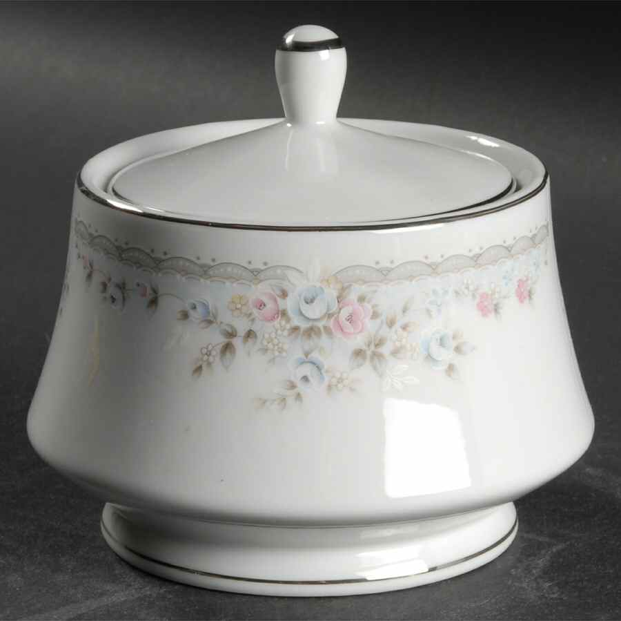 Rose Point Sugar Bowl & Lid by Ranmaru-1