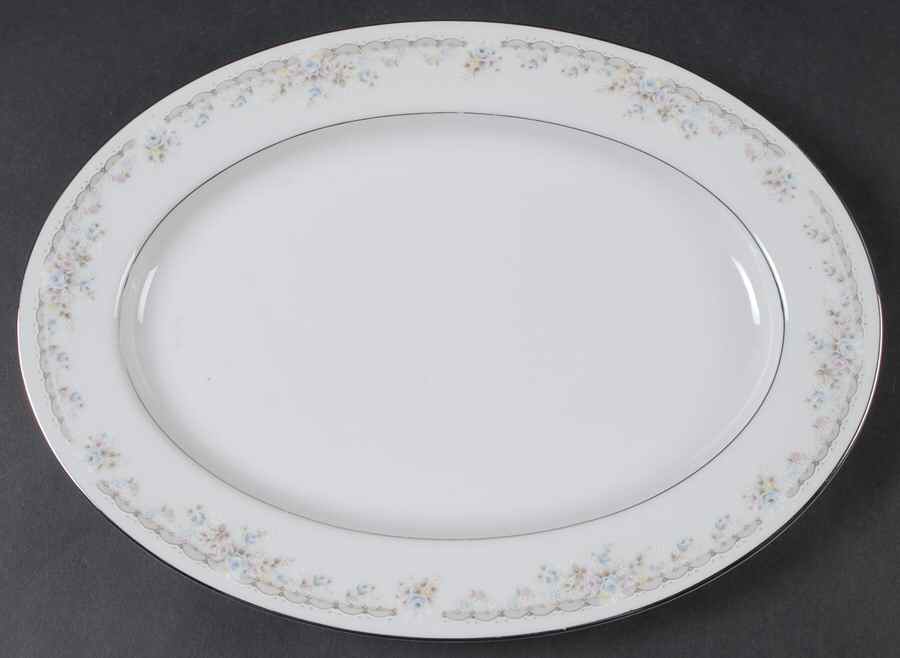 Rose Point 12" Oval Serving Platter by Ranmaru-1