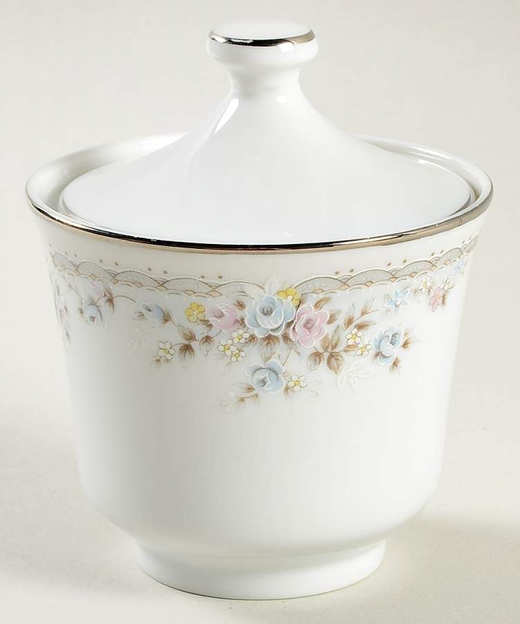 Rose Point Sugar Bowl & Lid by Ranmaru-1