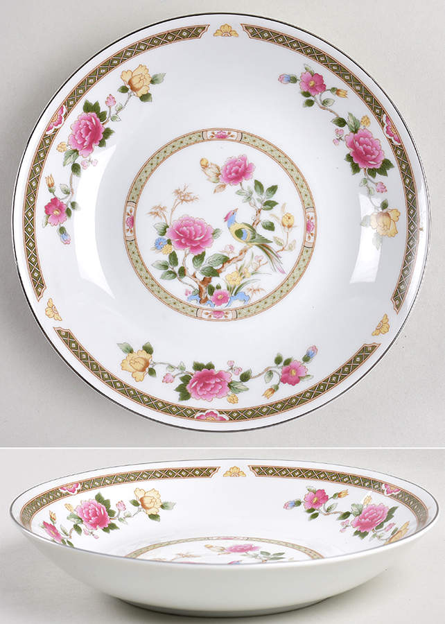 Rose Tapestry Coupe Soup Bowl by Ranmaru-1