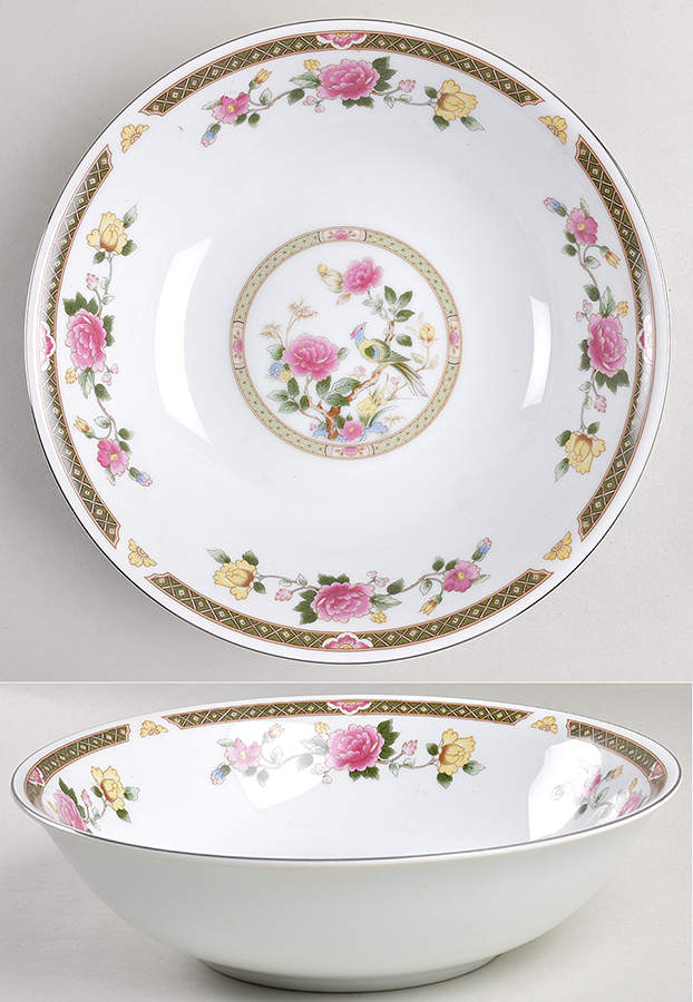 Rose Tapestry 9" Round Vegetable Bowl by Ranmaru-1