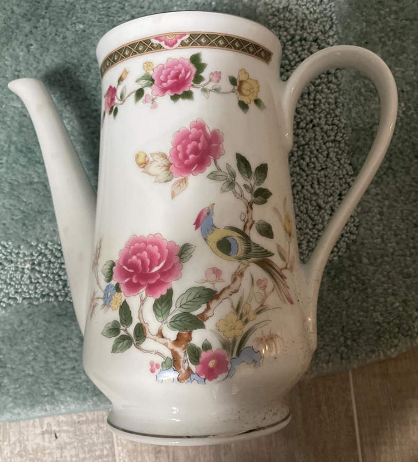 Rose Tapestry Coffee Pot No Lid by Ranmaru-1