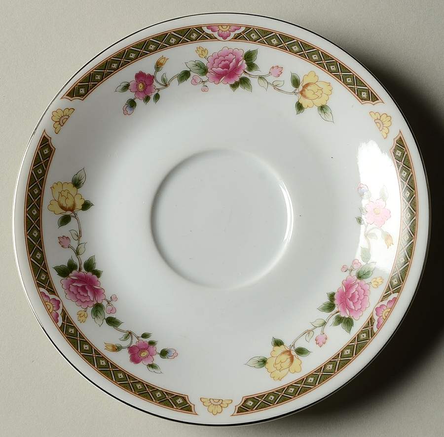 Rose Tapestry Saucer by Ranmaru-1