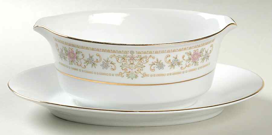 Roxbury Gravy Boat with Attached Underplate by Ranmaru-1