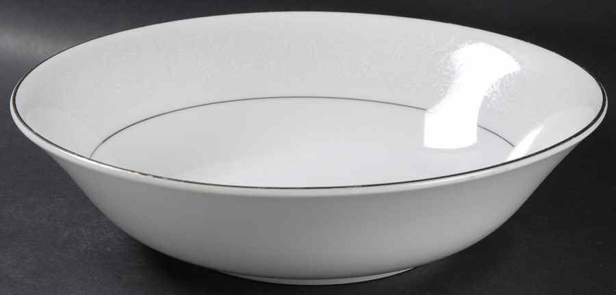 Silver Lace 9" Round Vegetable Bowl by Ranmaru-1