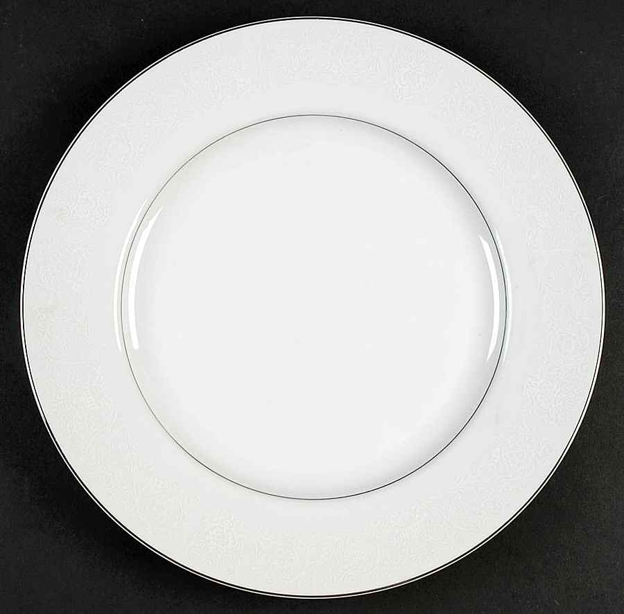 Silver Lace 12" Chop Plate (Round Platter) by Ranmaru-1