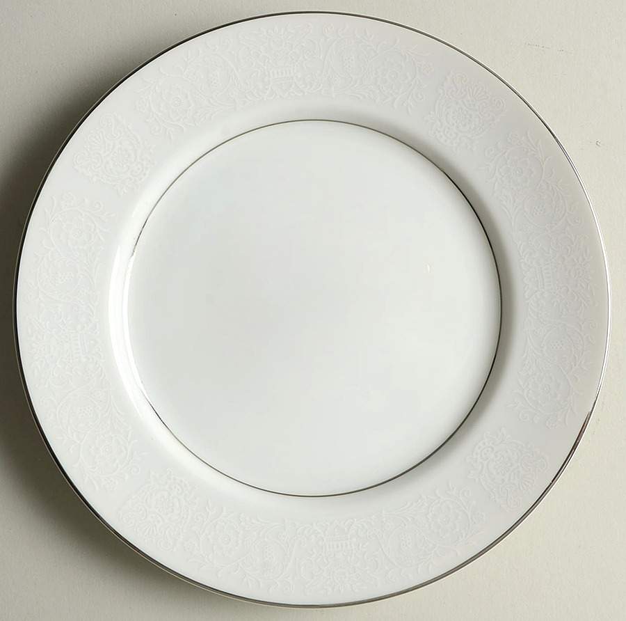Silver Lace Salad Plate by Ranmaru-1