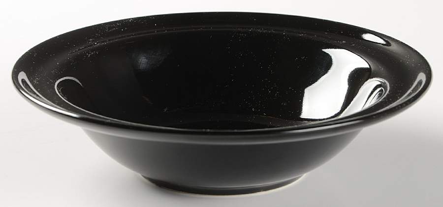 Space Black Rim Soup Bowl by Ranmaru-1