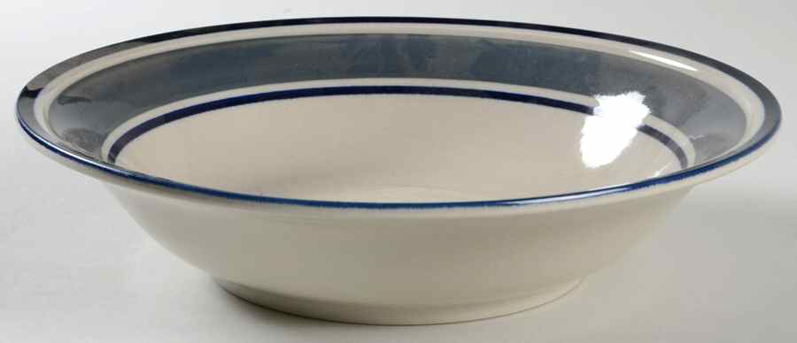 Trend Slate Blue 9" Round Vegetable Bowl by Ranmaru-1