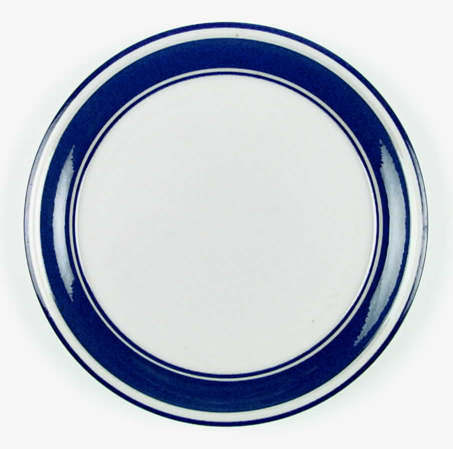 Trend Blue Dinner Plate by Ranmaru-1