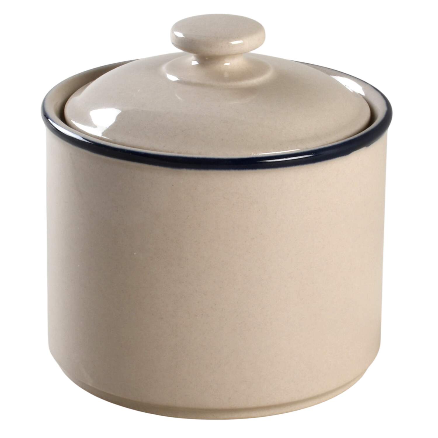 Trend White Sugar Bowl & Lid by Ranmaru-1