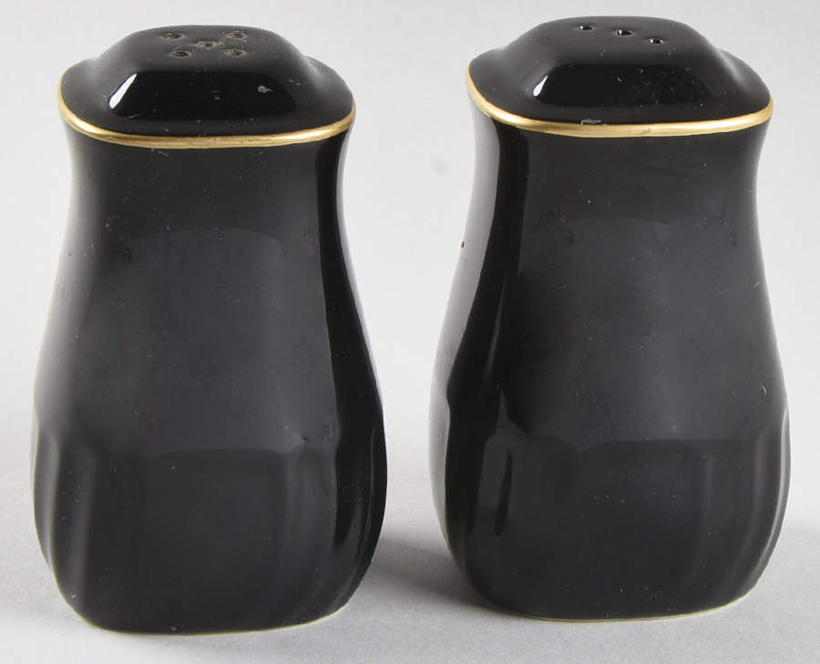 Wave Golden Black Salt & Pepper Set by Ranmaru-1