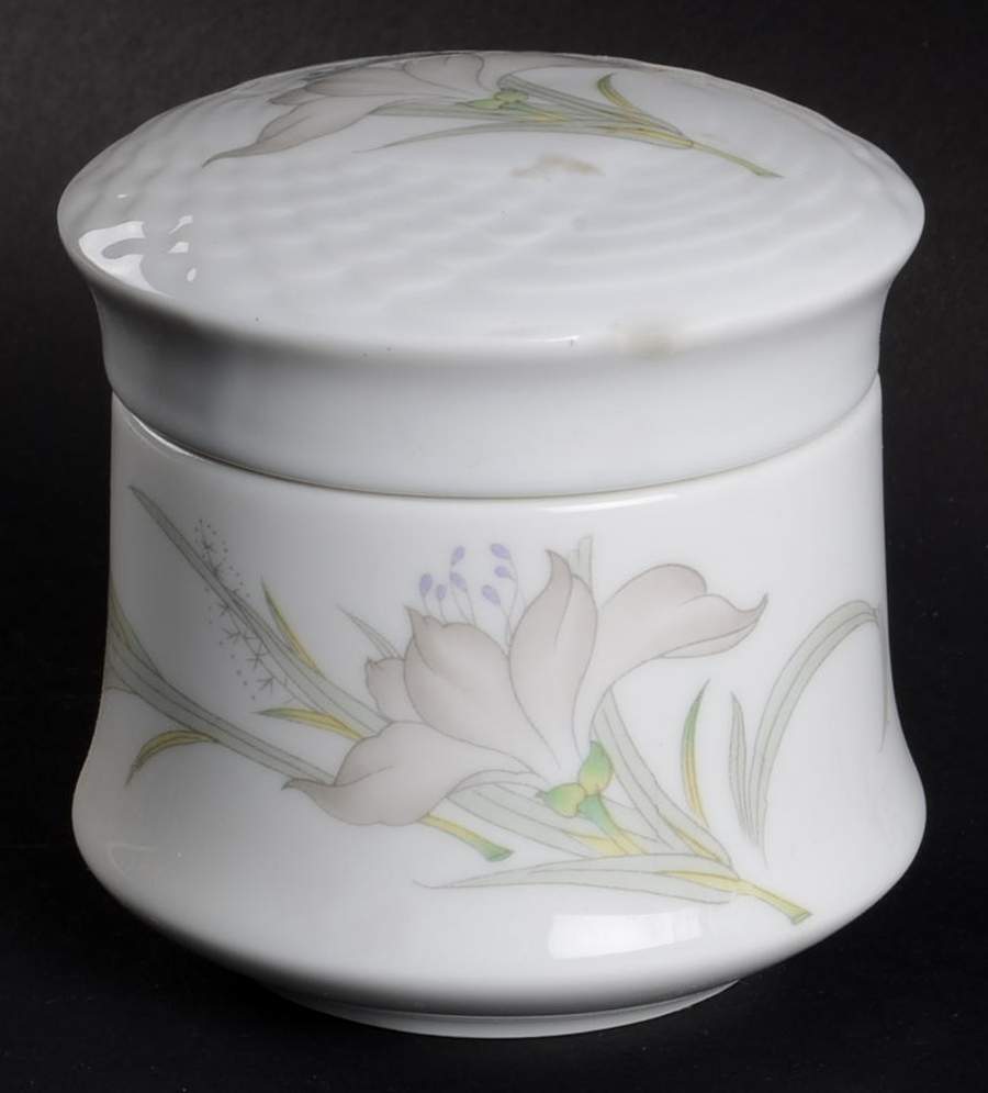 Daffodil Sugar Bowl & Lid by Renoir-1