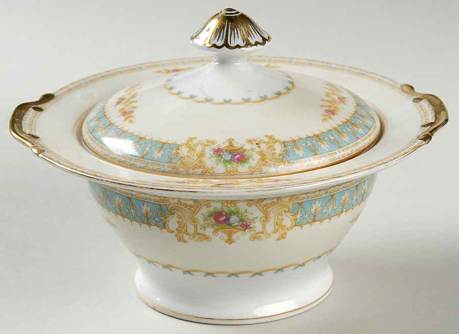 RNS10 Sugar Bowl & Lid by Ransom (Japan)-1