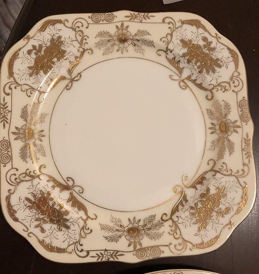RNS4 Square Salad Plate by Ransom (Japan)-1