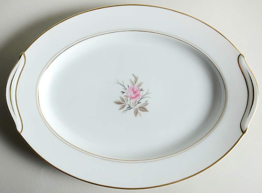 586 11" Oval Serving Platter by Noritake-1