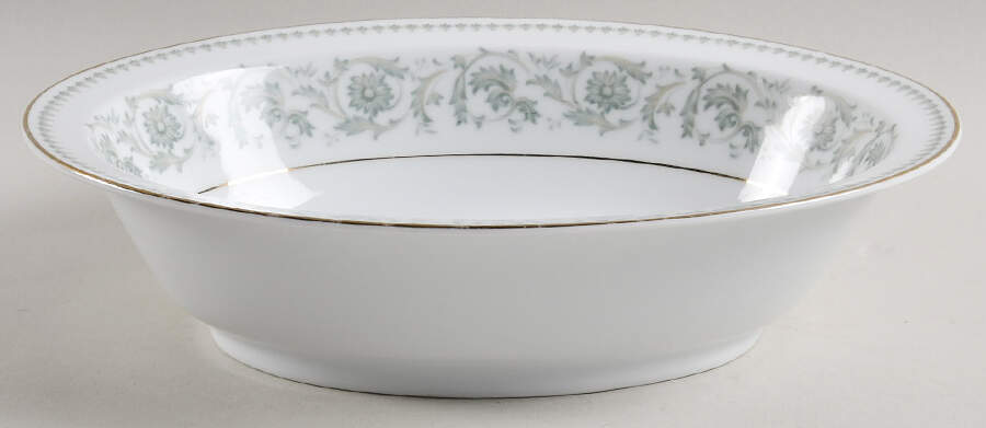 Ada 10" Oval Vegetable Bowl by Rose (Japan)-1