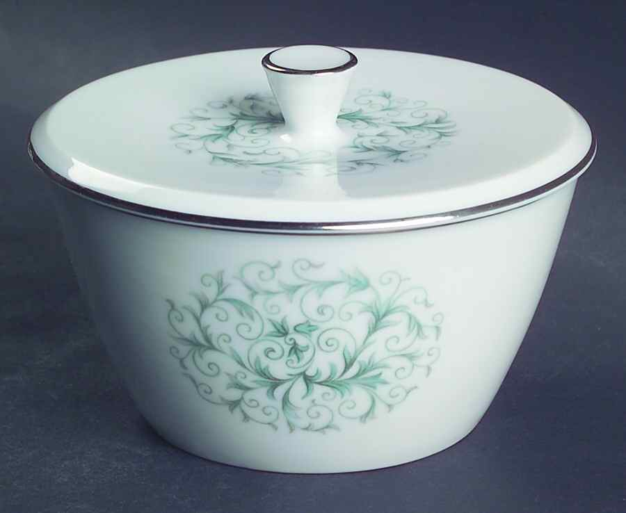 Aida Sugar Bowl & Lid by Rose (Japan)-1