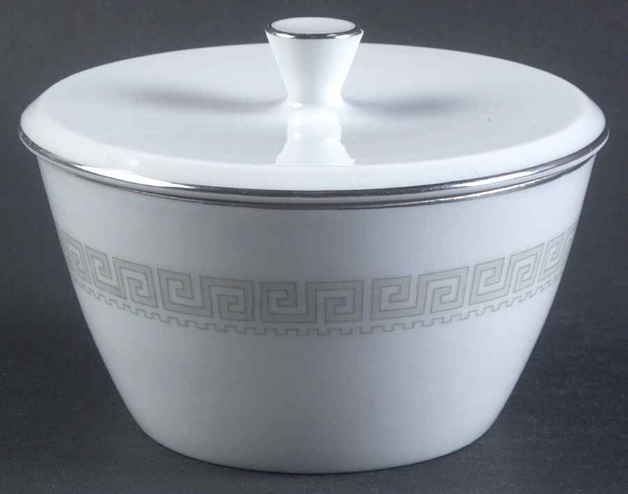 Banfield Sugar Bowl & Lid by Rose (Japan)-1