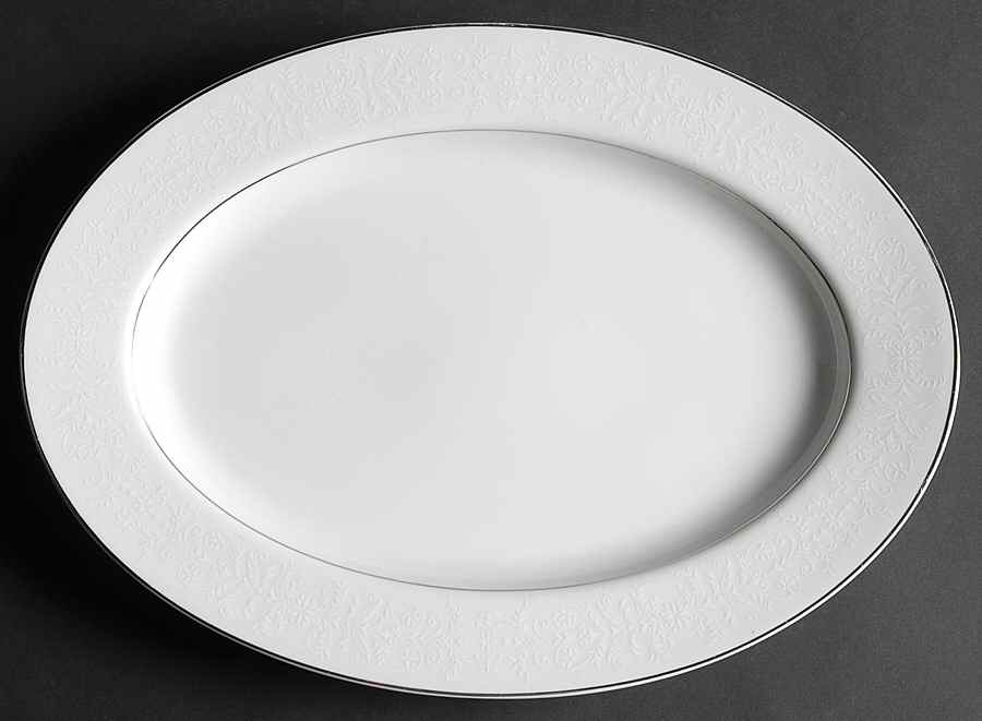 Beatrice 12" Oval Serving Platter by Rose (Japan)-1