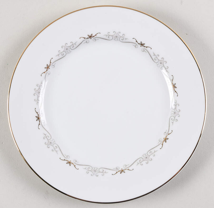 Benbrook Salad Plate by Rose (Japan)-1