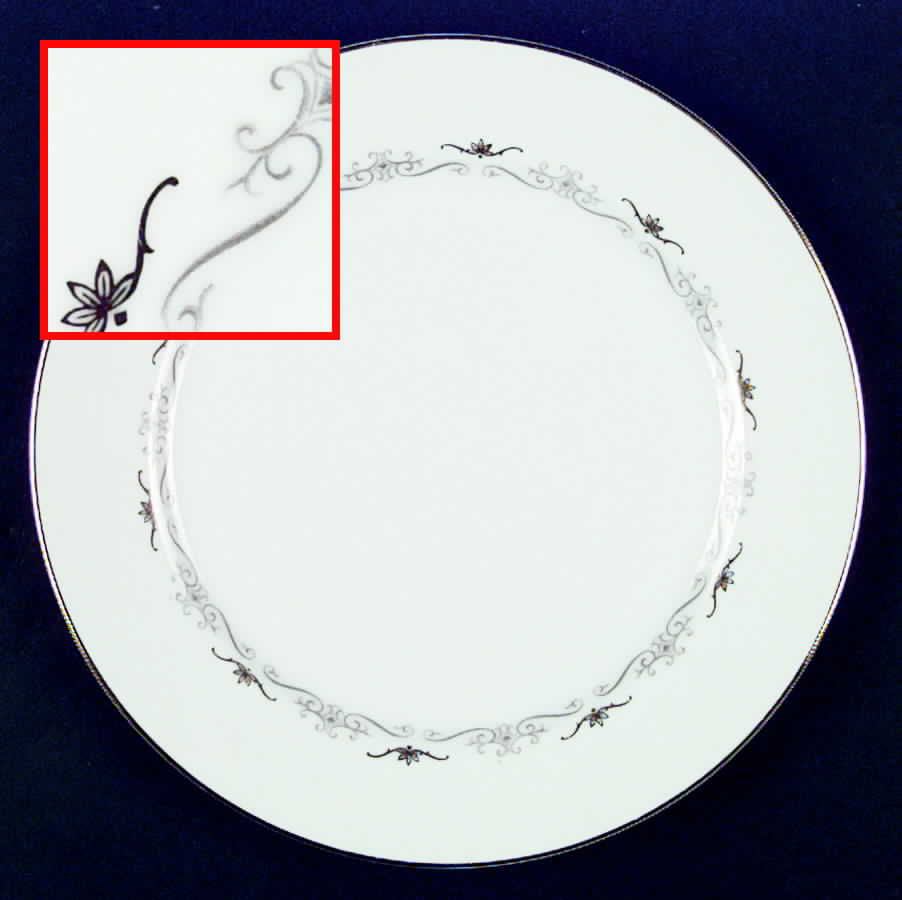 Benbrook Dinner Plate by Rose (Japan)-1