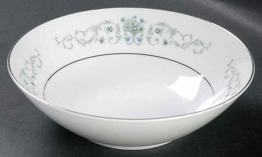 Bordeaux Blue and Gray Coupe Cereal Bowl by Rose (Japan)-1