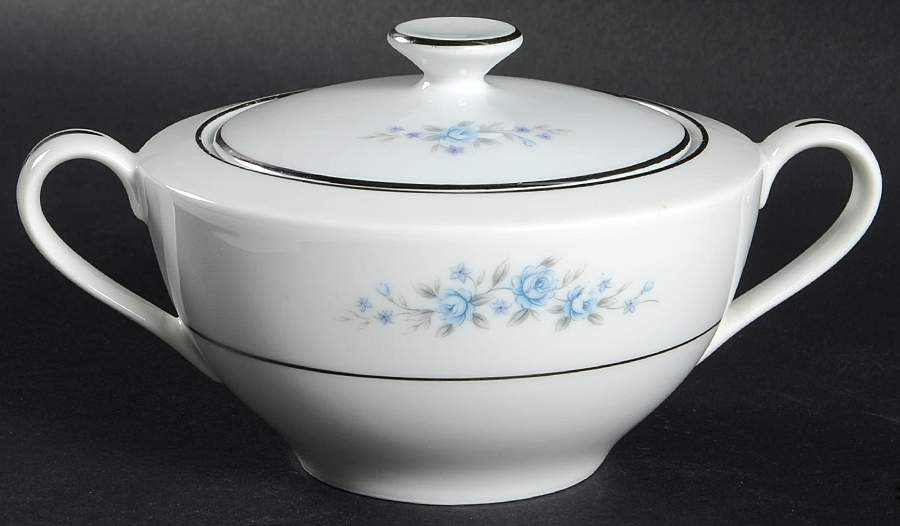 Charm Sugar Bowl & Lid by Rose (Japan)-1