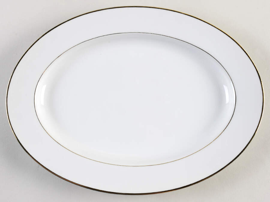 Classic 12" Oval Serving Platter by Rose (Japan)-1