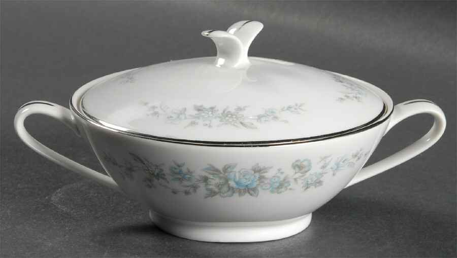Claudia Sugar Bowl & Lid by Rose (Japan)-1