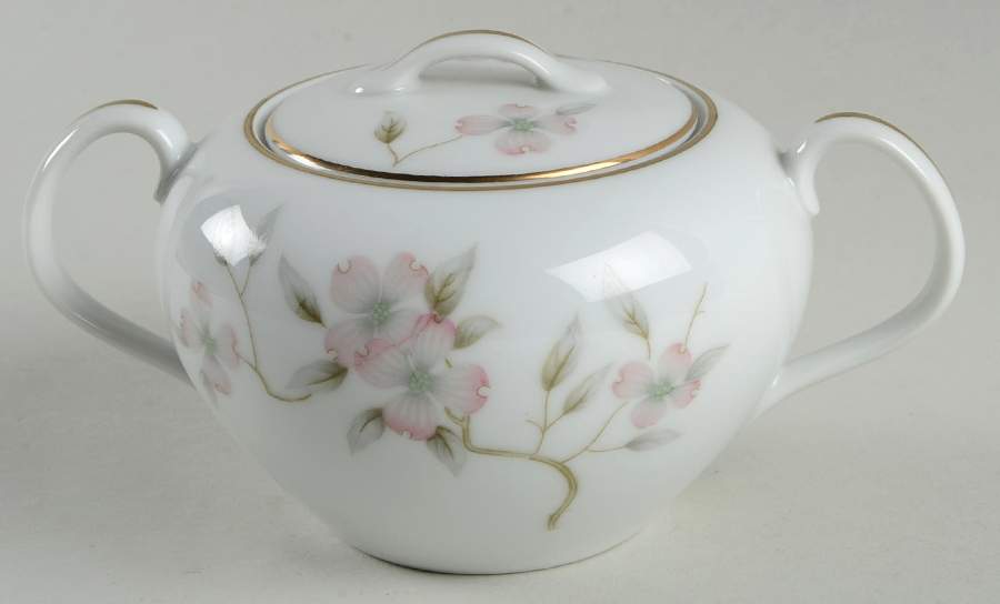 Clearview Sugar Bowl & Lid by Rose (Japan)-1