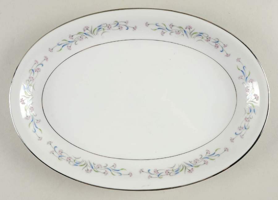 Danville 12" Oval Serving Platter by Rose (Japan)-1