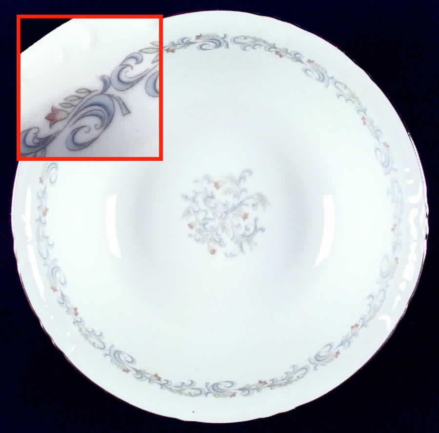 Dorena 9" Round Vegetable Bowl by Rose (Japan)-1