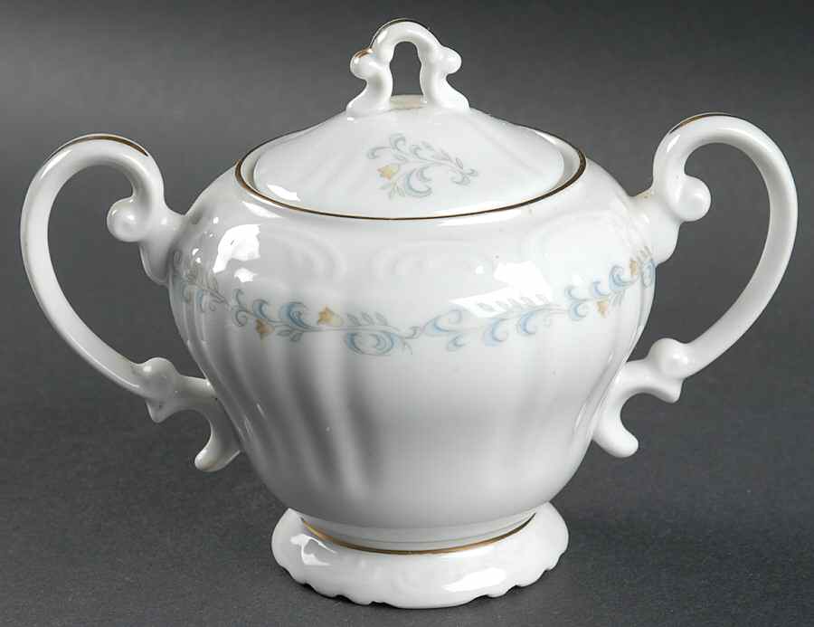 Dorena Sugar Bowl & Lid by Rose (Japan)-1