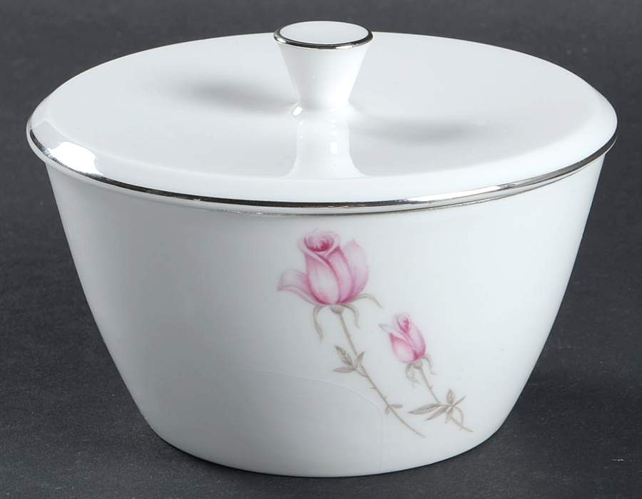 Duet Sugar Bowl & Lid by Rose (Japan)-1